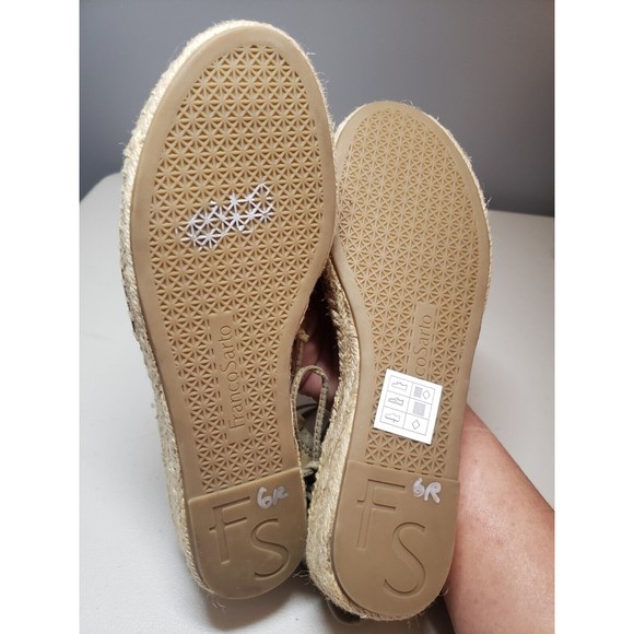Franco Sarto Espadrille Sandal Women's Size 6.5 - Picture 6 of 6